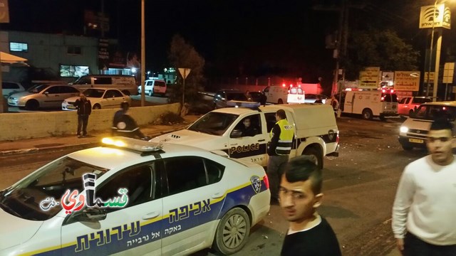 باقة الغربية : ثلاث إصابات جراء حادث طرق على الشارع الرئيسي بين باقة وجت